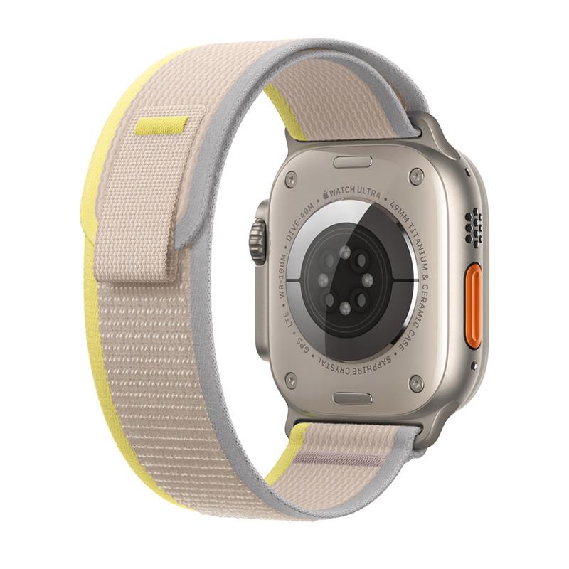 Apple Watch 49mm Yellow/Beige Trail Loop - S/M