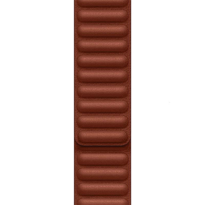 Apple Watch 41mm Umber Leather Link - S/M