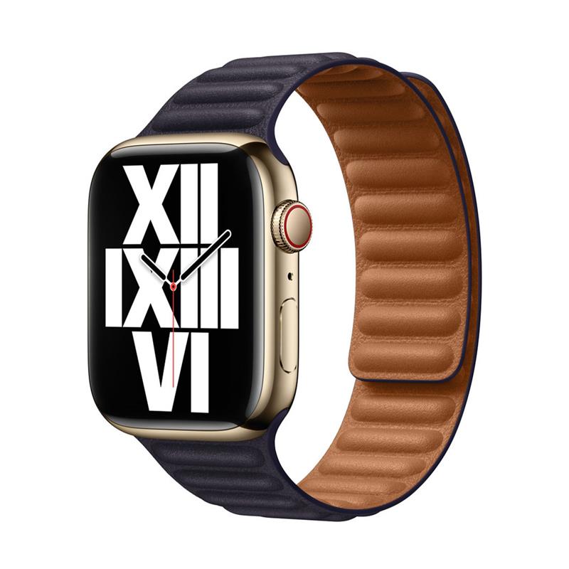 Apple Watch 41mm Ink Leather Link - S/M
