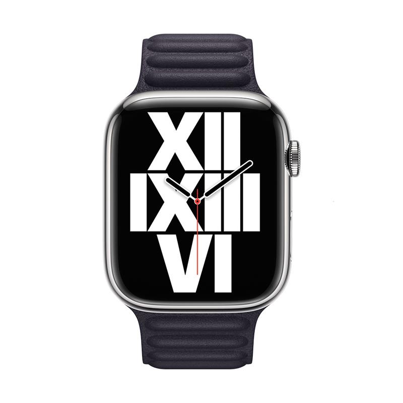 Apple Watch 41mm Ink Leather Link - S/M