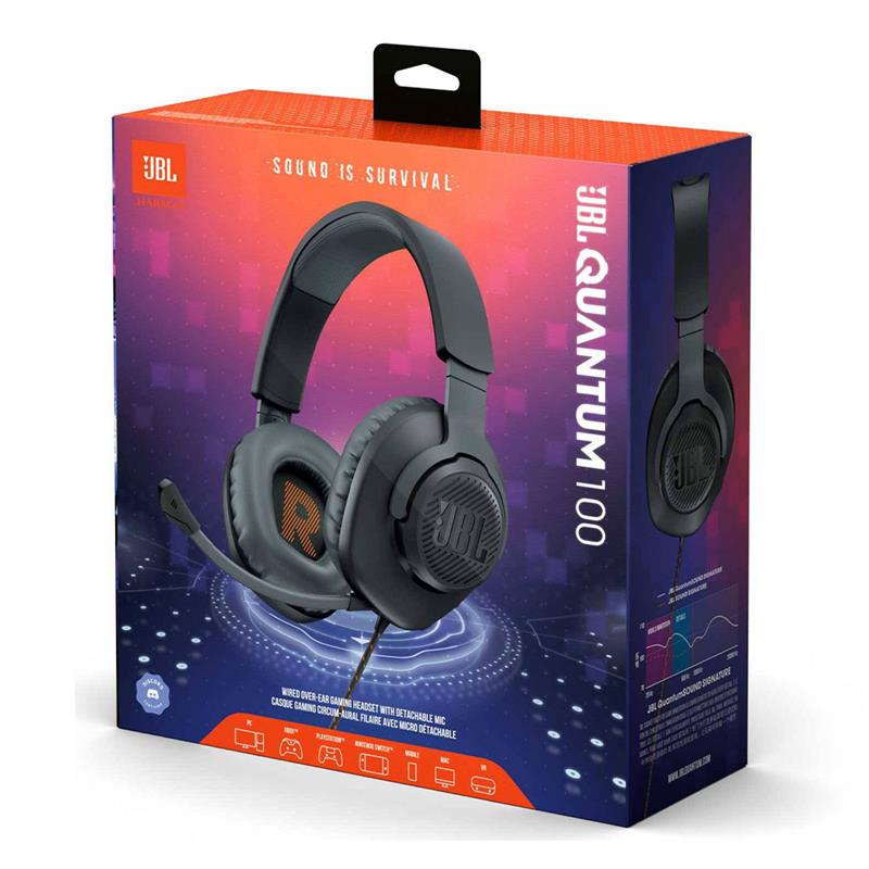 JBL Quantum 100 Black slúchadlá