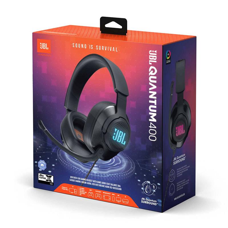 JBL Quantum 400 Black slúchadlá