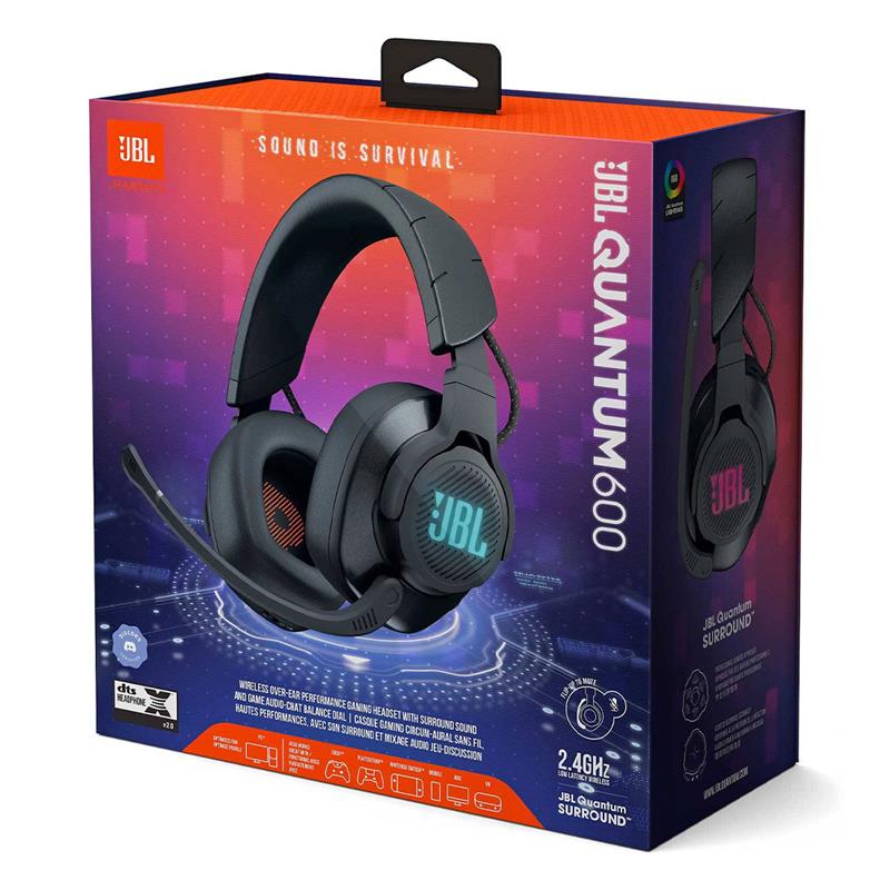 JBL Quantum 600 Black slúchadlá