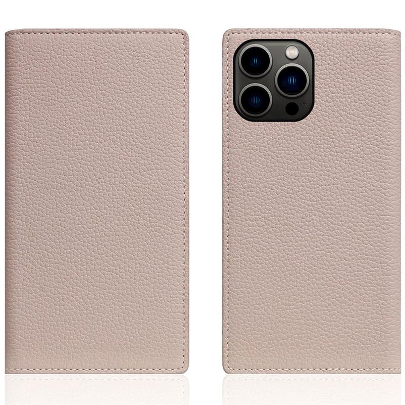 SLG Design puzdro D8 Full Grain Leather pre iPhone 14 Pro Max - Light Cream