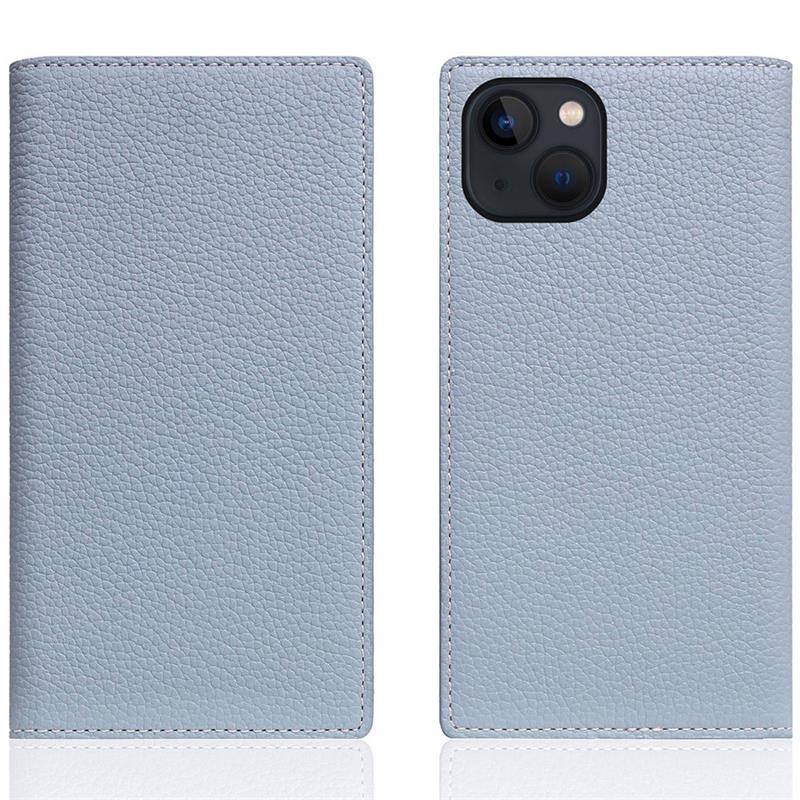 SLG Design puzdro D8 Full Grain Leather pre iPhone 14 Plus - Powder Blue