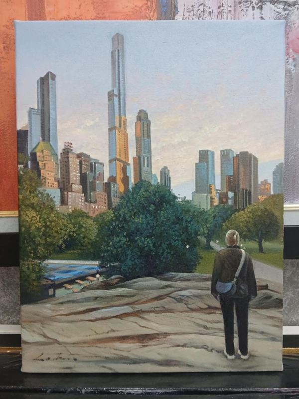 Oil Painting Skyline
