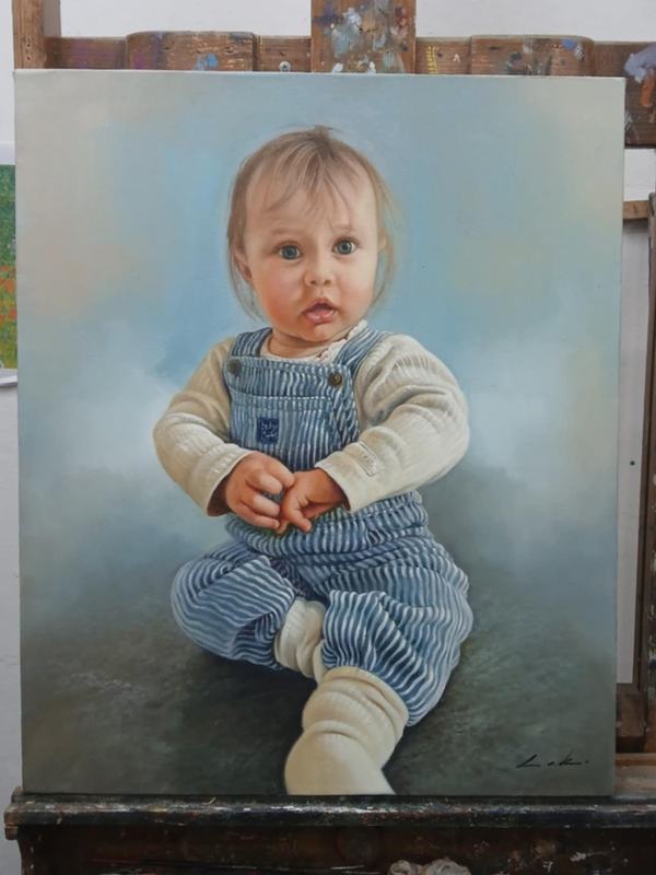 Portrait Painting Baby