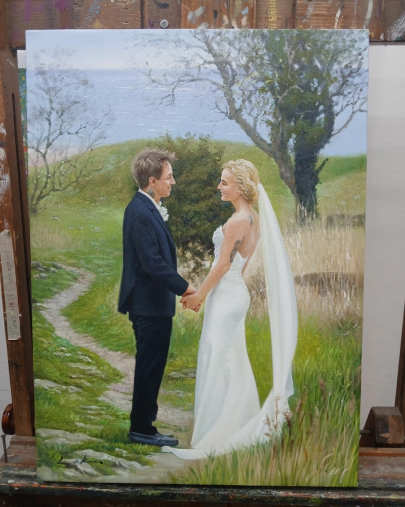 Oil painting