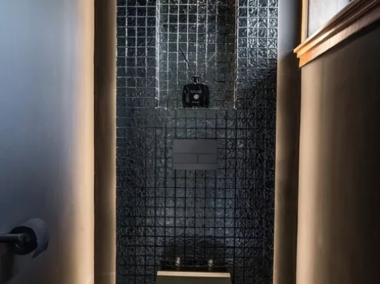 Modern chique toiletruimte met karakter