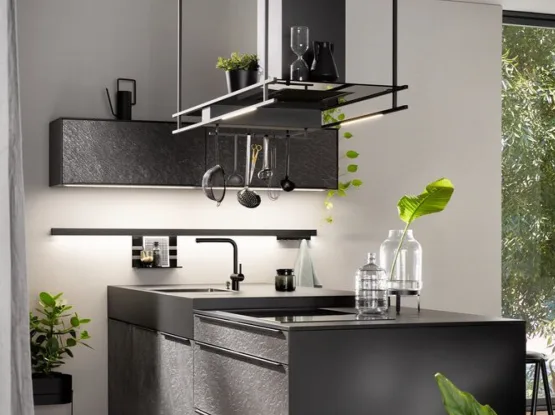 Robuuste stoere keuken met industriële accenten