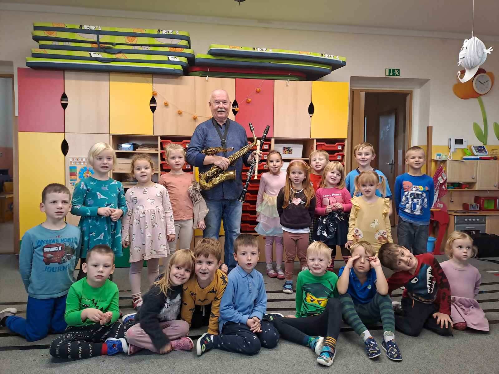 Muzikant ve třídě