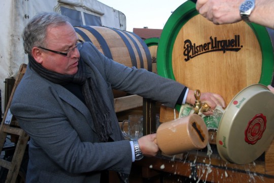 Plzeňané na Svatomartinských trzích ochutnali i pivo