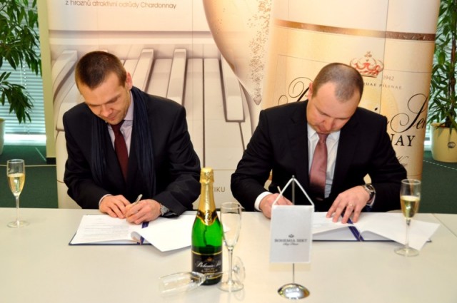 Město a společnost Bohemia Sekt se zavázaly k vzájemné spolupráci