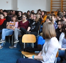 Primátor Baxa diskutoval se studenty Církevního gymnázia
