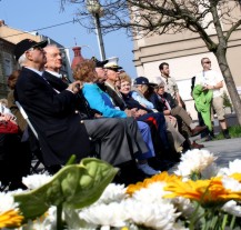 Při oslavách osvobození se vzpomíná na vojáky, kteří ve válce padli