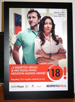 Další z vizuálů kampaně Respektuj 18.