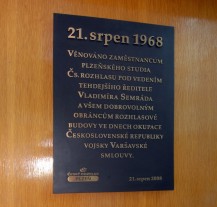 Plzeňský rozhlas po okupaci Rudou armádou v srpnu 68 jako poslední šířil svobodné informace