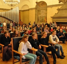 Náměstkyně Herinková se setkala se členy dětského sboru Cantemus