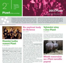 Plzeň přímo od zdroje - newsletter o cestovním ruchu (únor 2014)
