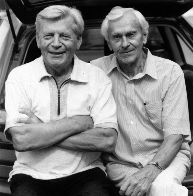 Legendární cestovatelé Jiří Hanzelka a Miroslav Zikmund