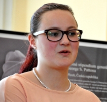 Čestné stipendium generála George S. Pattona získá studentka vyšší zdravotnické školy