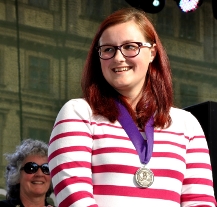 Držitelkou Stipendia George S. Pattona je studentka vyšší zdravotnické školy Barbora Petermannová