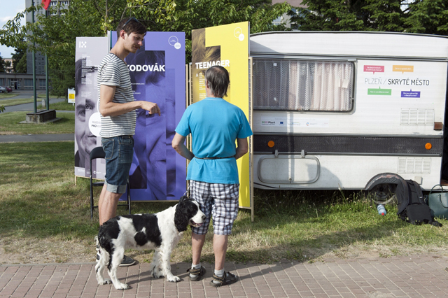 Stanoviště týmu projektu Skryté město