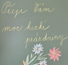 Na základní škole v Božkově se rozdávalo nejen vysvědčení