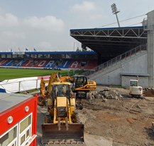 Dostavbou tribuny se kapacita fotbalového stadionu ve Štruncových sadech zvýší o 300 míst