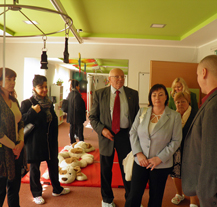 O služby pro handicapované děti v Centru Hájek se zajímala prezidentova manželka Ivana Zemanová