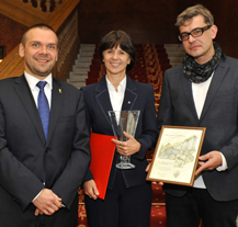 Cenu Hanuše Zápala získal Jan Štípek za budovu Fakulty designu a umění Ladislava Sutnara