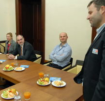 Zástupci města se setkali s úspěšnými handicapovanými sportovci