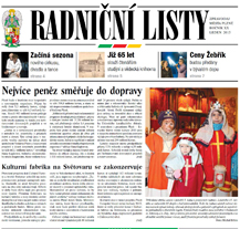 Přečtěte si lednové Radniční listy