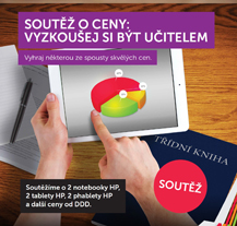 Žáci druhého stupně základní školy si mohou vyzkoušet být učitelem