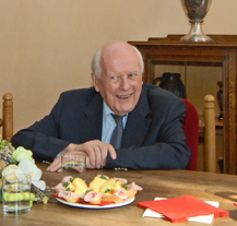 Belgický veterán při setkání s primátorem a náměstkem zavzpomínal i na otřesné dojmy z osvobozování koncentračních táborů