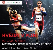 Mistrovství ČR v atletice mužů a žen se uskuteční v Plzni
