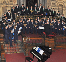 Řezenský chlapecký sbor Domspatzen vystoupil v Plzni