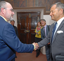 Primátor přijal exšéfa české pobočky Microsoft, mluvili o řízení měst i kreativním inkubátoru