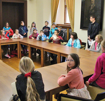 Žáci Základní školy Martina Luthera si prohlédli radnici