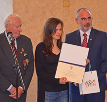 Tereza Kydlíčková obdržela Cenu Jana Palacha