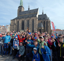 Michal Dvořák převzal mírovou pochodeň štafetového běhu Peace Run