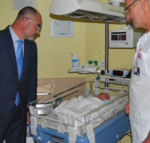 Město přispělo na vyhřívaná lůžka pro novorozence