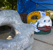 Interaktivní sochy v Mlýnské strouze prochází obnovou