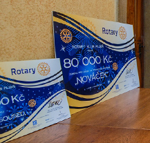 Rotary klub Plzeň předal finanční dary organizacím, jež se věnují dětem a handicapovaným občanům