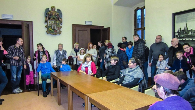 Fotografie z předávání cen na plzeňské radnici (zdroj foto: Odbor životního prostředí MMP)