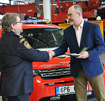 Profesionální hasiči mají díky městu Plzeň novou zásahovou techniku