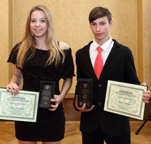 Nejlepšími sportovci Plzně se stali plavkyně Tereza Polcarová a karatista Radek Štádler