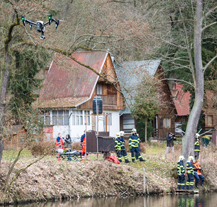 Plzeňské drony pomáhají hasičům