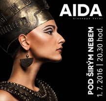 Aidu pod širým nebem doprovodí ohňové efekty, videoart, akrobacie i živá zvířata