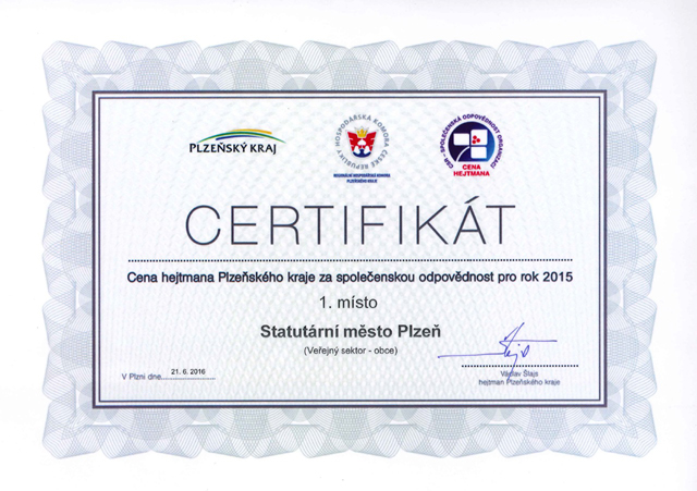 Certifikát